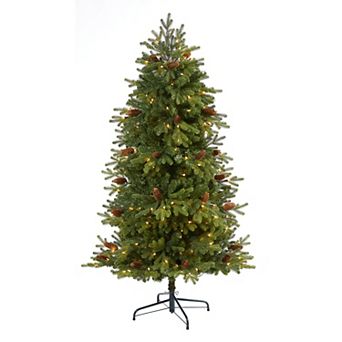 nearly natural 5.5-ft. Yukon Mountain Fir Artificial Christmas Tree