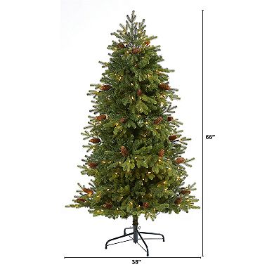 nearly natural 5.5-ft. Yukon Mountain Fir Artificial Christmas Tree