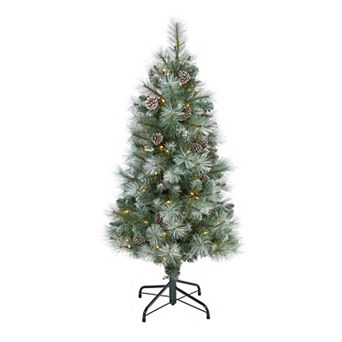 nearly natural 4-ft. Frosted Tip British Columbia Mountain Pine Artificial Christmas Tree
