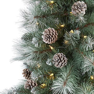 nearly natural 6-ft. Frosted Tip British Columbia Mountain Pine Artificial Christmas Tree