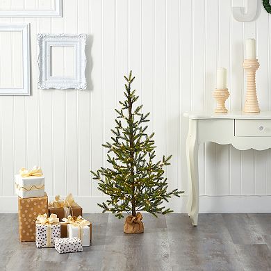 nearly natural 4-ft. Fraser Fir Natural Look Artificial Christmas Tree