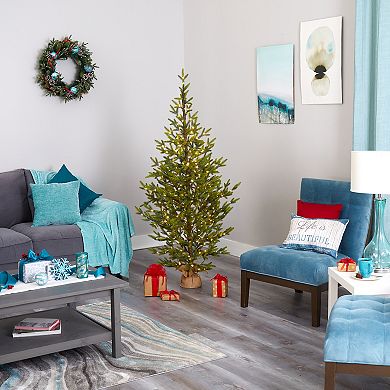 nearly natural 6-ft. Fraser Fir Natural Look Artificial Christmas Tree