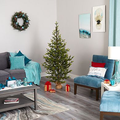 nearly natural 6-ft. Fraser Fir Natural Look Artificial Christmas Tree