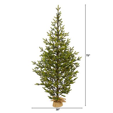 nearly natural 6-ft. Fraser Fir Natural Look Artificial Christmas Tree