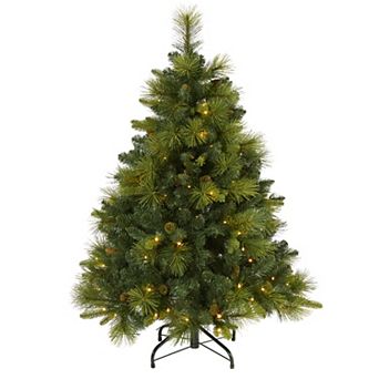 nearly natural 4-ft. North Carolina Mixed Pine Artificial Christmas Tree