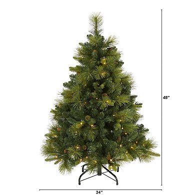 nearly natural 4-ft. North Carolina Mixed Pine Artificial Christmas Tree