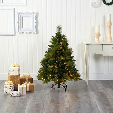 nearly natural 4-ft. North Carolina Mixed Pine Artificial Christmas Tree