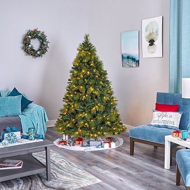 nearly natural 6.5-ft. North Carolina Mixed Pine Artificial Christmas Tree