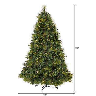 nearly natural 6.5-ft. North Carolina Mixed Pine Artificial Christmas Tree