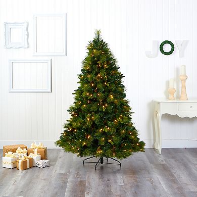 nearly natural 6.5-ft. North Carolina Mixed Pine Artificial Christmas Tree