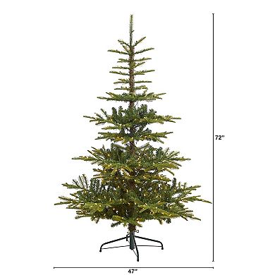 nearly natural 6-ft. Layered Washington Spruce Artificial Christmas Tree