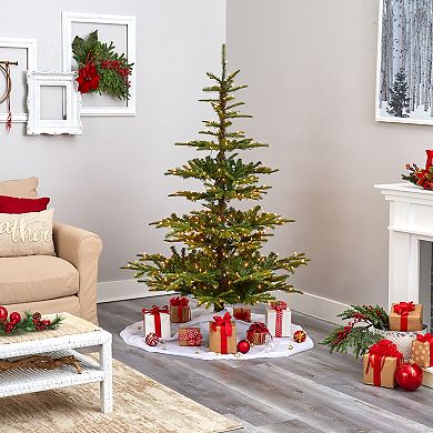 nearly natural 6-ft. Layered Washington Spruce Artificial Christmas Tree