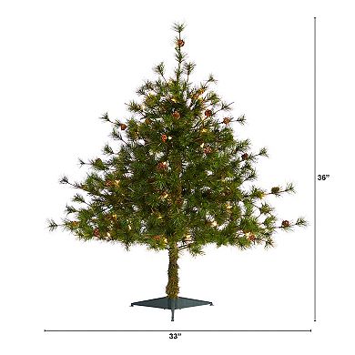 nearly natural 3-ft. Colorado Mountain Pine Artificial Christmas Tree