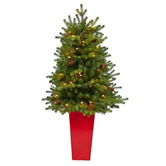 nearly natural 3.5-ft. Yukon Mountain Fir Artificial Christmas Tree