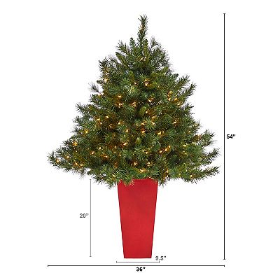 nearly natural 4.5-ft. Wyoming Mixed Pine Artificial Christmas Tree