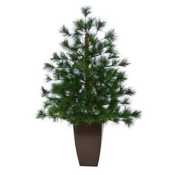 nearly natural 40 in Yukon Mixed Pine Artificial Christmas Tree