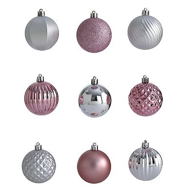 nearly natural Shatterproof Metallic Christmas Ornament 101-piece Set