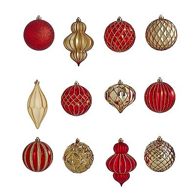 nearly natural Lux Shatterproof Christmas Ornament 12-piece Set