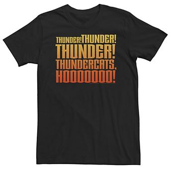 Big & Tall ThunderCats Thunder Thunder ThunderCats Hooooooo! Tee