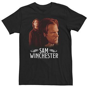 Big & Tall Supernatural Sam Winchester Glamour Shot Tee
