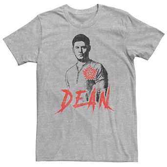 Big & Tall Supernatural Dean Winchester Simple Portrait Tee