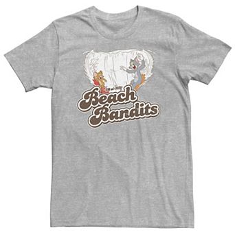 Big & Tall Tom & Jerry Beach Bandits Tee
