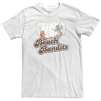 Big & Tall Tom & Jerry Beach Bandits Tee