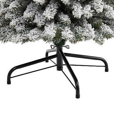 nearly natural 7-ft. Flocked Pencil Artificial Christmas Tree