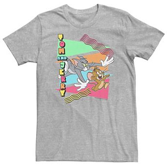 Big & Tall Tom and Jerry 90s Chase Retro Tee