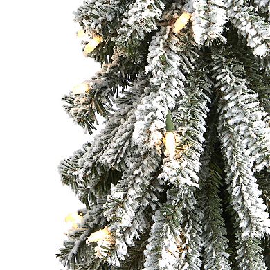 nearly natural 3-ft. Flocked Grand Alpine Artificial Christmas Tree