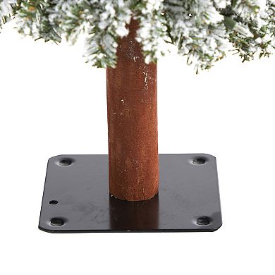 nearly natural 3-ft. Flocked Grand Alpine Artificial Christmas Tree