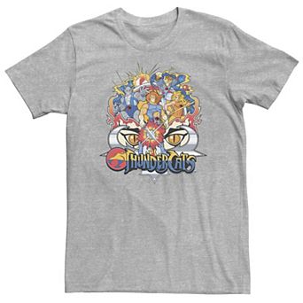 Big & Tall ThunderCats Group Shot Logo Badge Tee