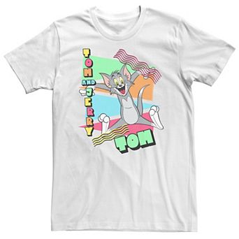 Big & Tall Tom & Jerry 90s Triangle Tee