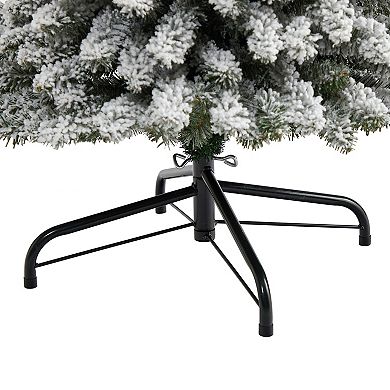 nearly natural 7-ft. Flocked Pencil Artificial Christmas Tree