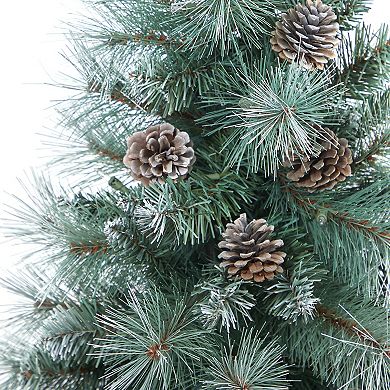 nearly natural 3.5-ft. Frosted Tip British Columbia Mountain Pine Artificial Christmas Tree