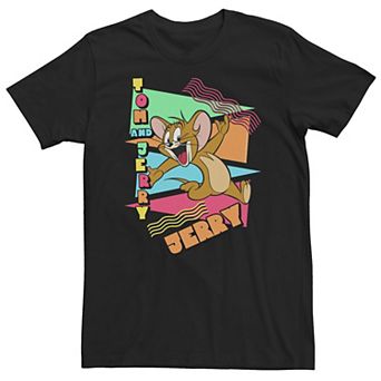Big & Tall Tom & Jerry 90s Triangles Tee