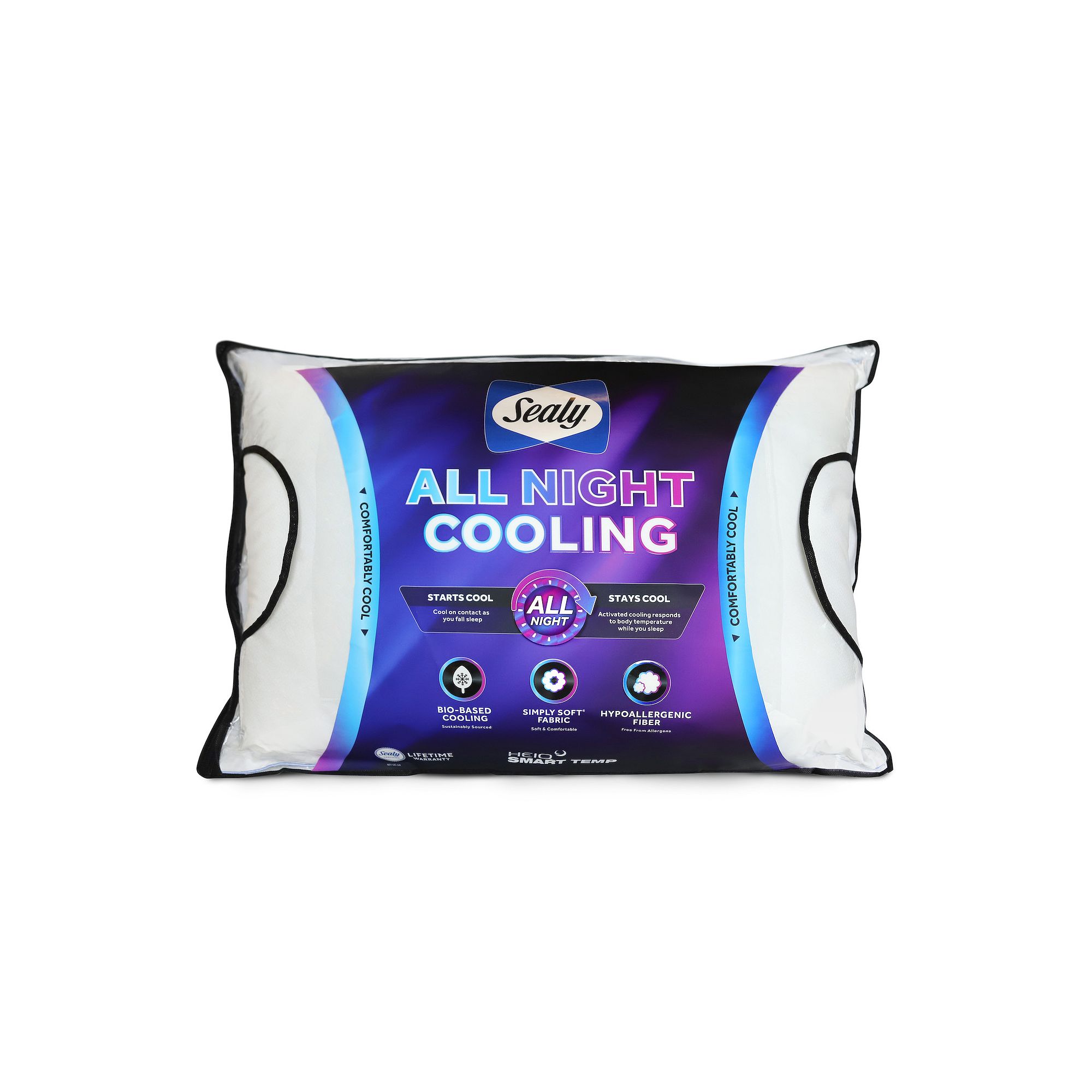 Sealy All Night Cooling Pillow, White