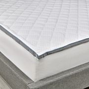 Continental Sleep 1-Inch Memory Foam Mattress Topper – Twin – Cooling Blue – Add Comfort