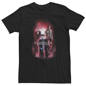 Big & Tall Supernatural Join The Hunt Poster Tee