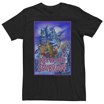 Big & Tall Scooby-Doo Trick Or Treat Mystery Gang Poster Tee