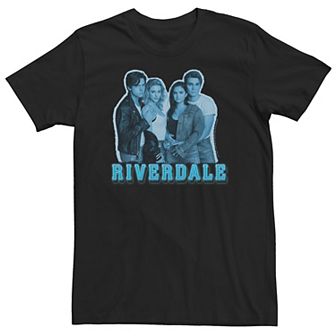 Big & Tall Riverdale The Gang In Blue Tee