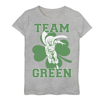 Girls 4-16 DC Comics St. Patrick's Day Martian Manhunter Team Green Graphic Tee