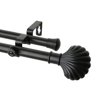 Rod Desyne Clam 13/16" Double Curtain Rod