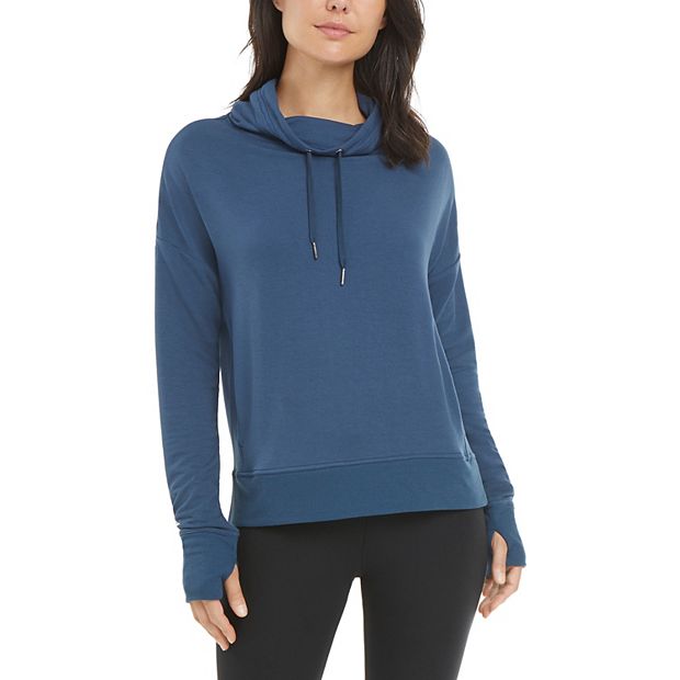 Women s Jockey Sport Luxe French Terry Cowlneck Hoodie