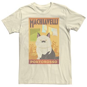 Disney / Pixar's Luca Machiavelli Men's Portorosso Poster Tee
