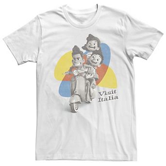 Disney / Pixar's Luca Men's Scooter Kids Visit Italia Tee