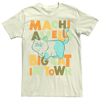 Disney / Pixar's Luca Machiavelli Men's Big Cat In Town Tee