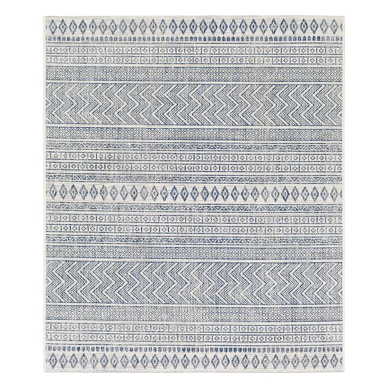 Decor 140 Jolie Indoor Outdoor Global Area Rug, Blue, 8X10 Ft