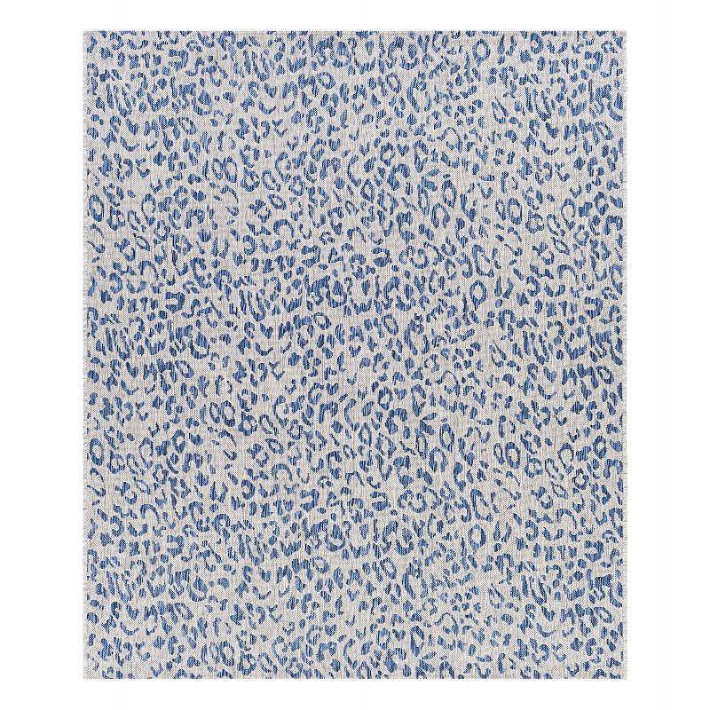 Decor 140 Lucie Indoor Outdoor Modern Area Rug, Blue, 8X10 Ft