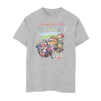 Boys 8-20 Mario Kart 92 Group Shot Distressed Tee